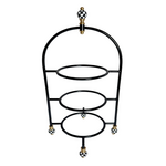 MacKenzie-Childs check small plate stand