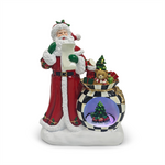 MacKenzie-Childs illuminated santa's wish list figurine