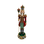 MacKenzie-Childs timeless tartan nutcracker king