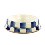 MacKenzie-Childs royal check small pet dish