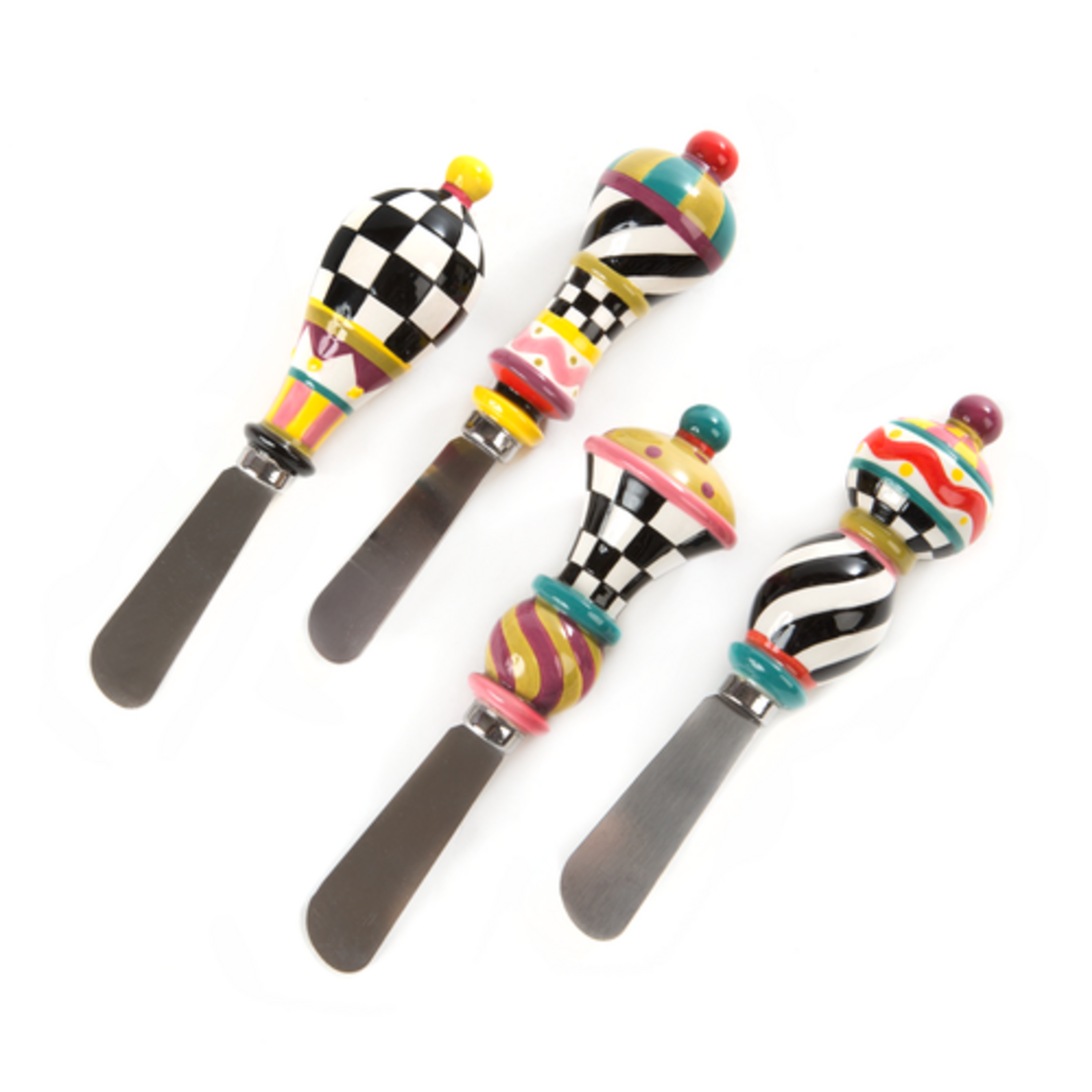 MacKenzie-Childs jubilee spreaders, set of 4