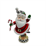 MacKenzie-Childs holiday twinkly toes santa figurine