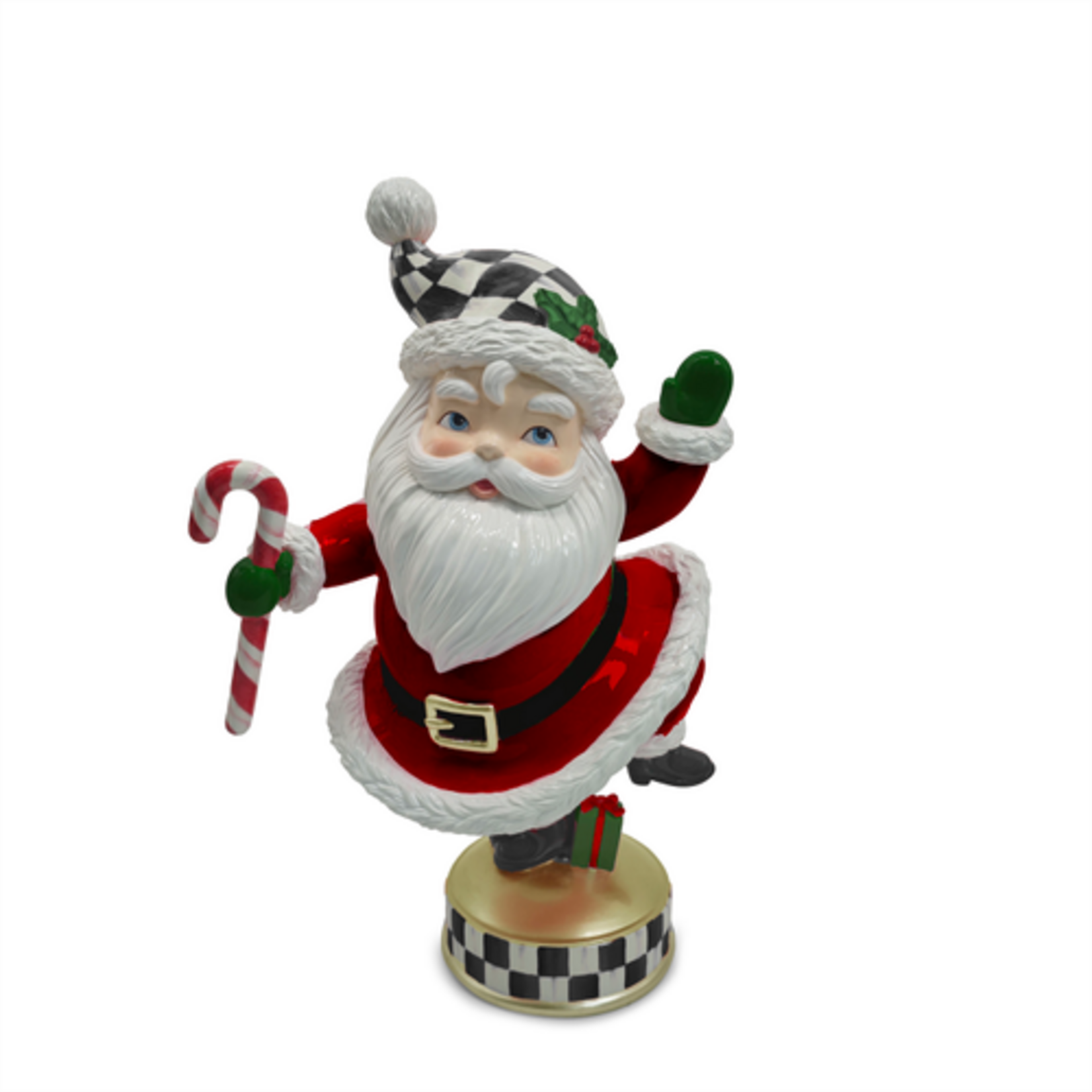 MacKenzie-Childs holiday twinkly toes santa figurine