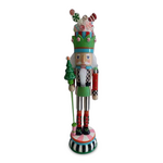 MacKenzie-Childs confetti christmas wood nutcracker