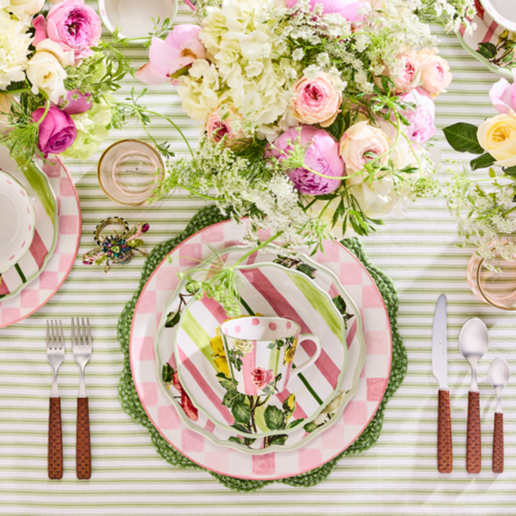 MacKenzie-Childs garden gala salad plate