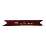 MacKenzie-Childs merry christmas red banner