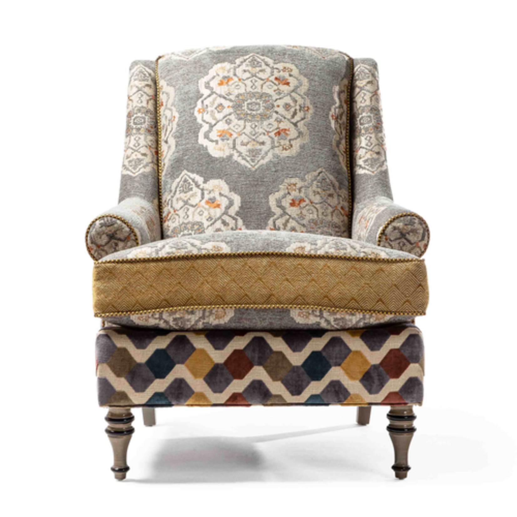 MacKenzie-Childs cobblestone chair