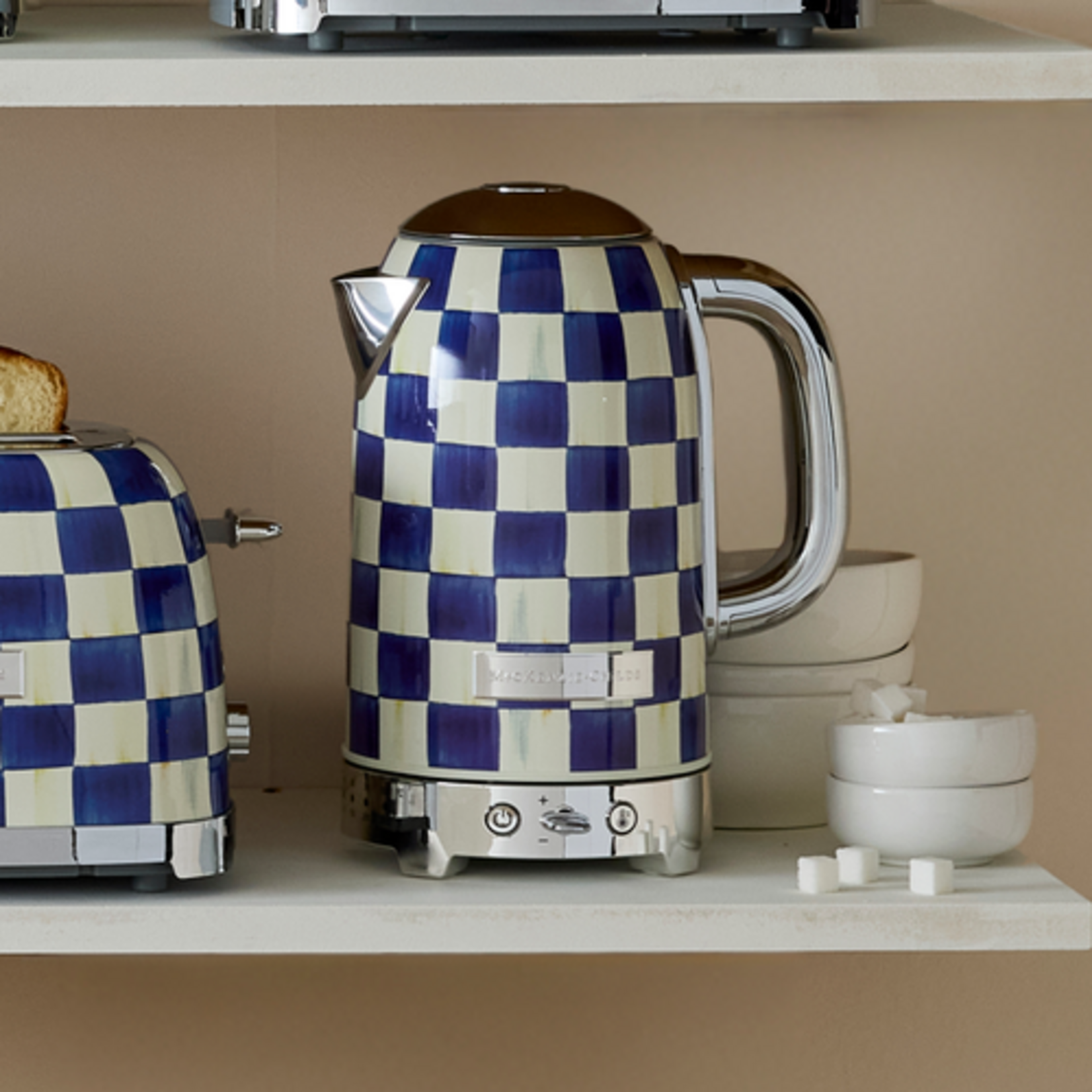 MacKenzie-Childs royal check 2-slice toaster