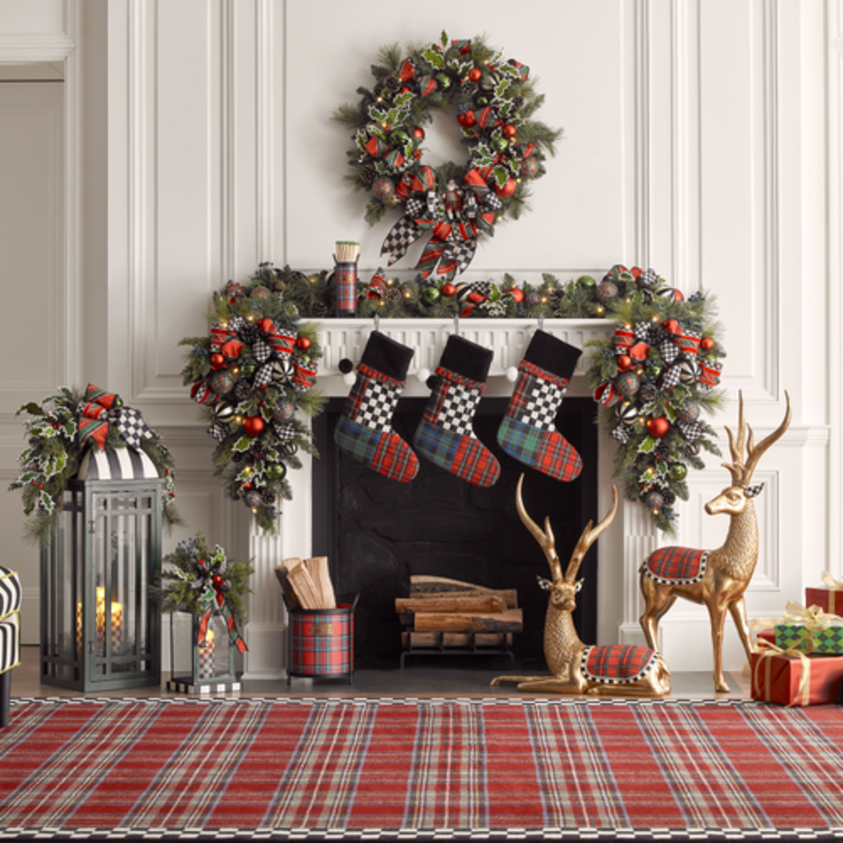 MacKenzie-Childs tartastic illuminated garland