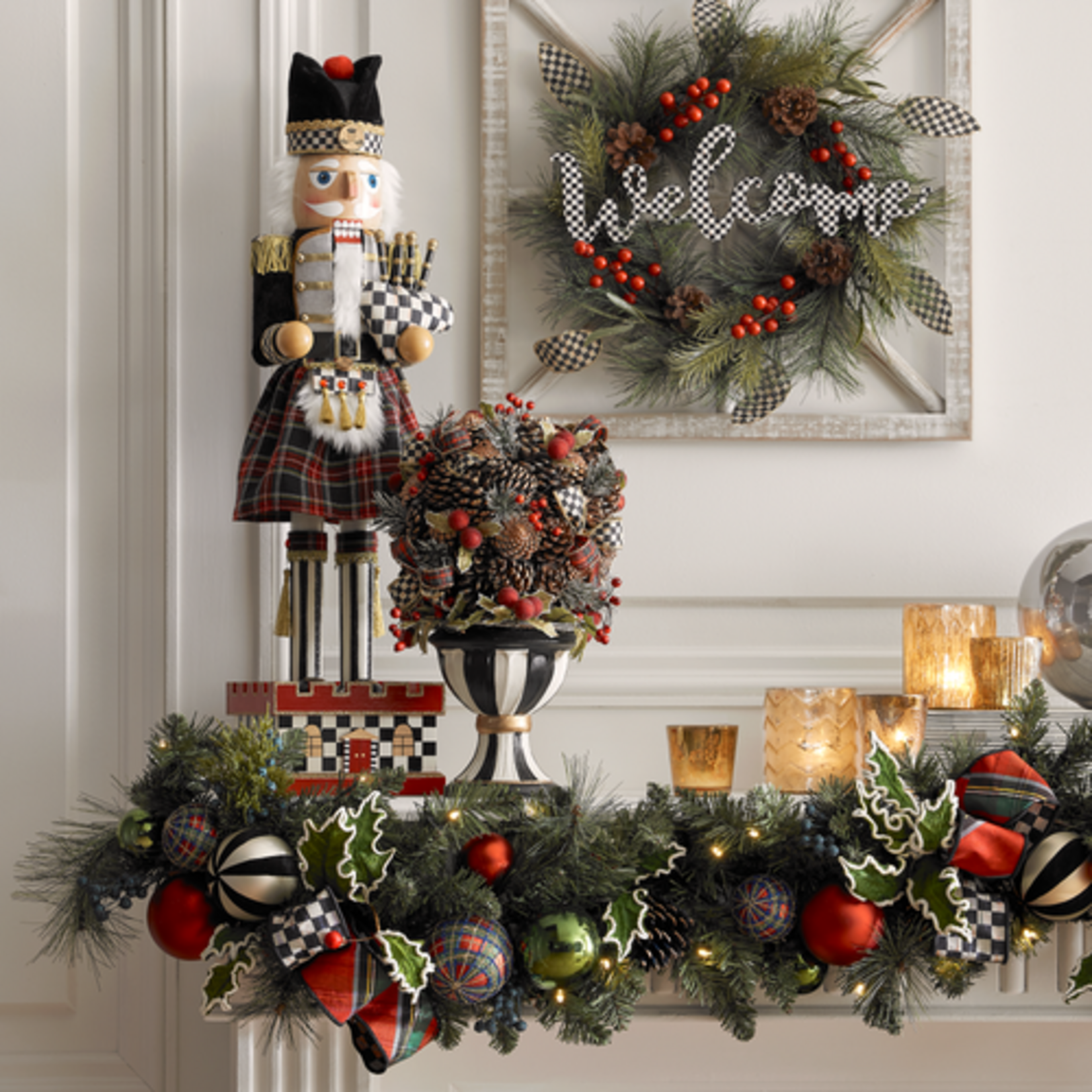 MacKenzie-Childs tartastic illuminated garland