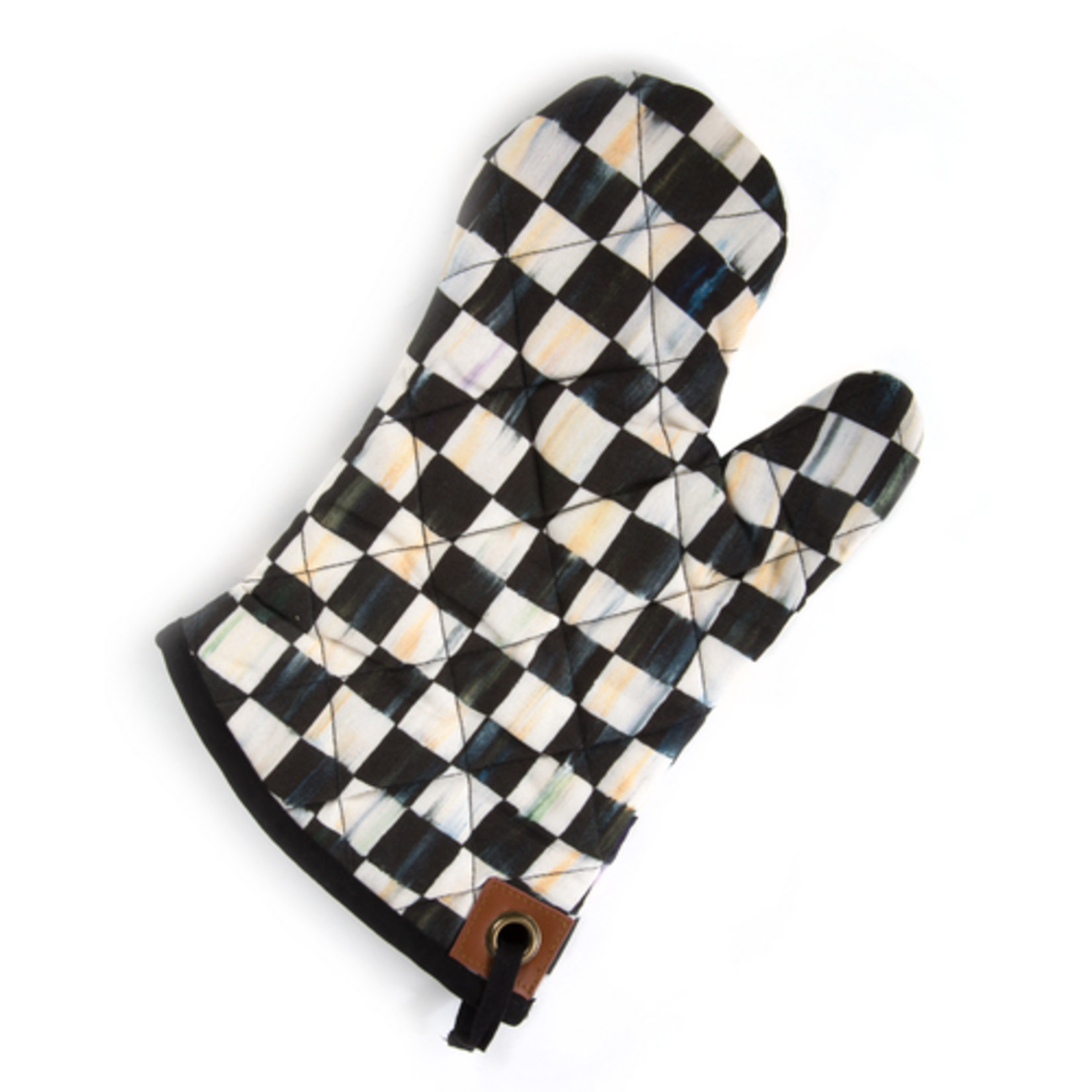 MacKenzie-Childs courtly check bistro oven mitt