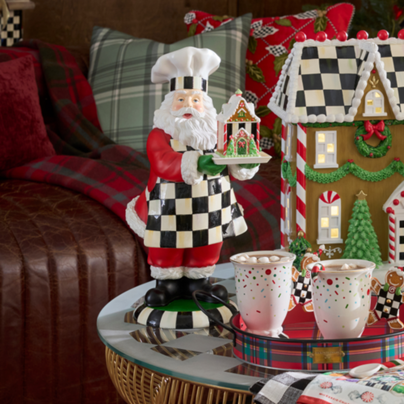 MacKenzie-Childs Bake Shop Santa