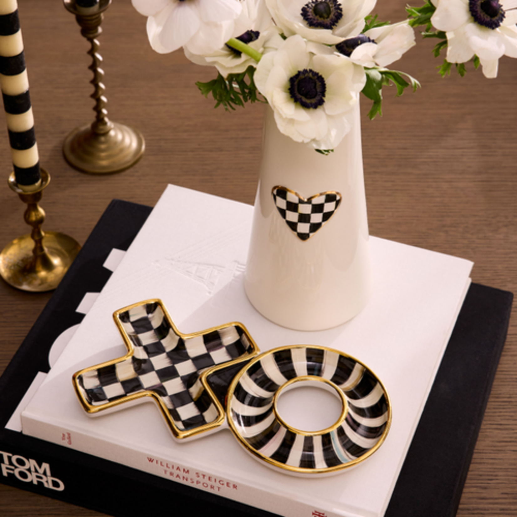 MacKenzie-Childs courtly xo dish