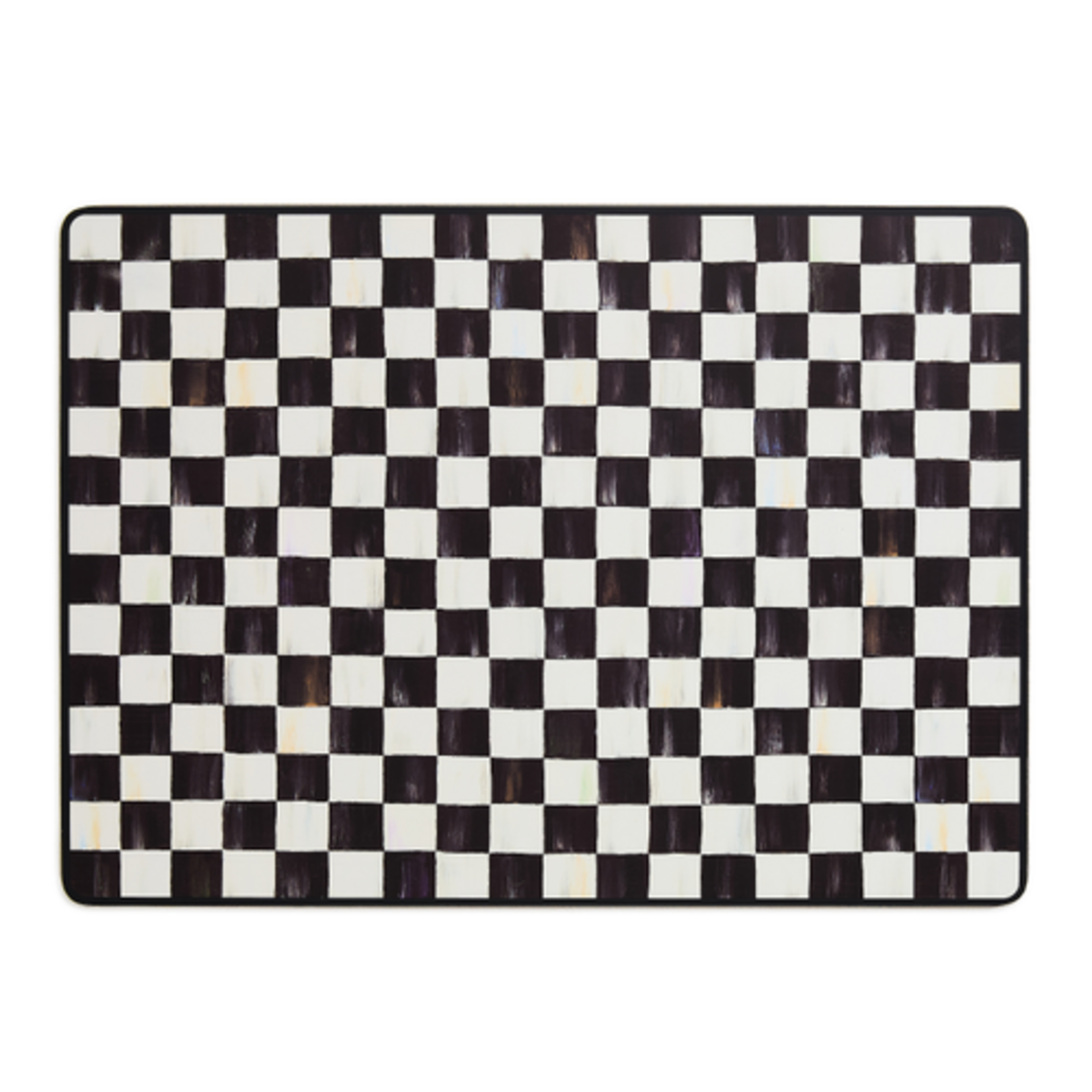 MacKenzie-Childs courtly checked cork back placemat, set of 4