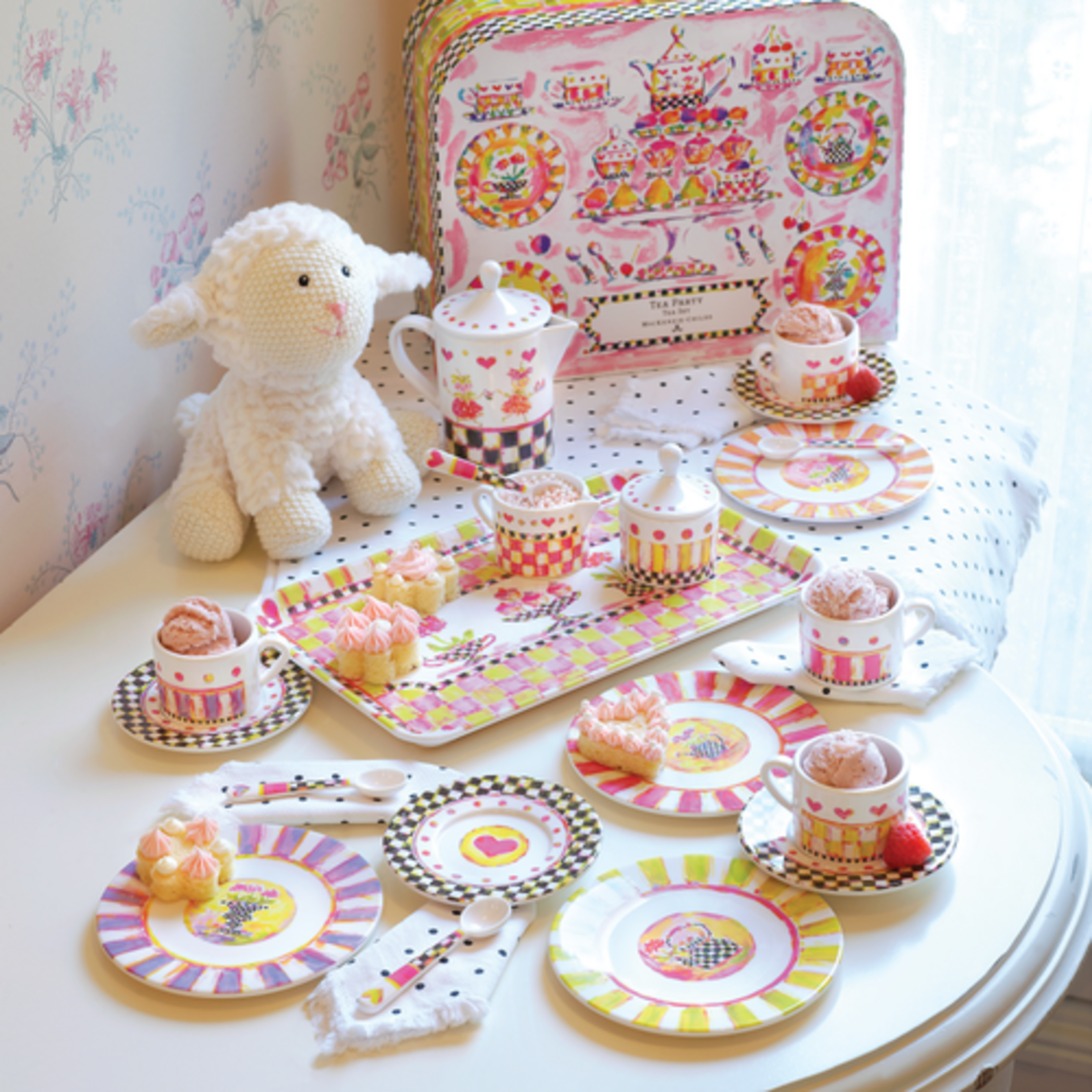 MacKenzie-Childs tea party tea set