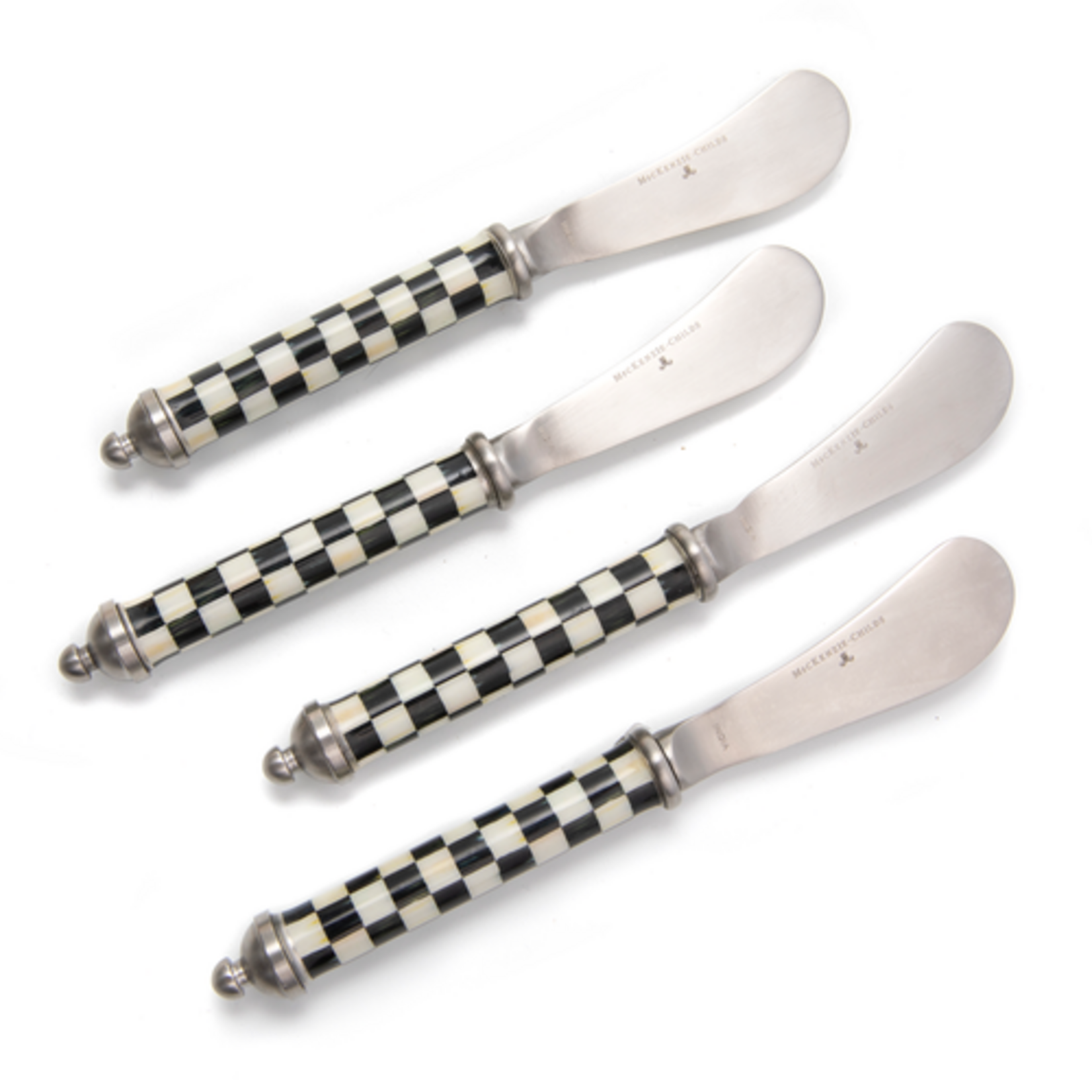 MacKenzie-Childs courtly check supper club spreaders