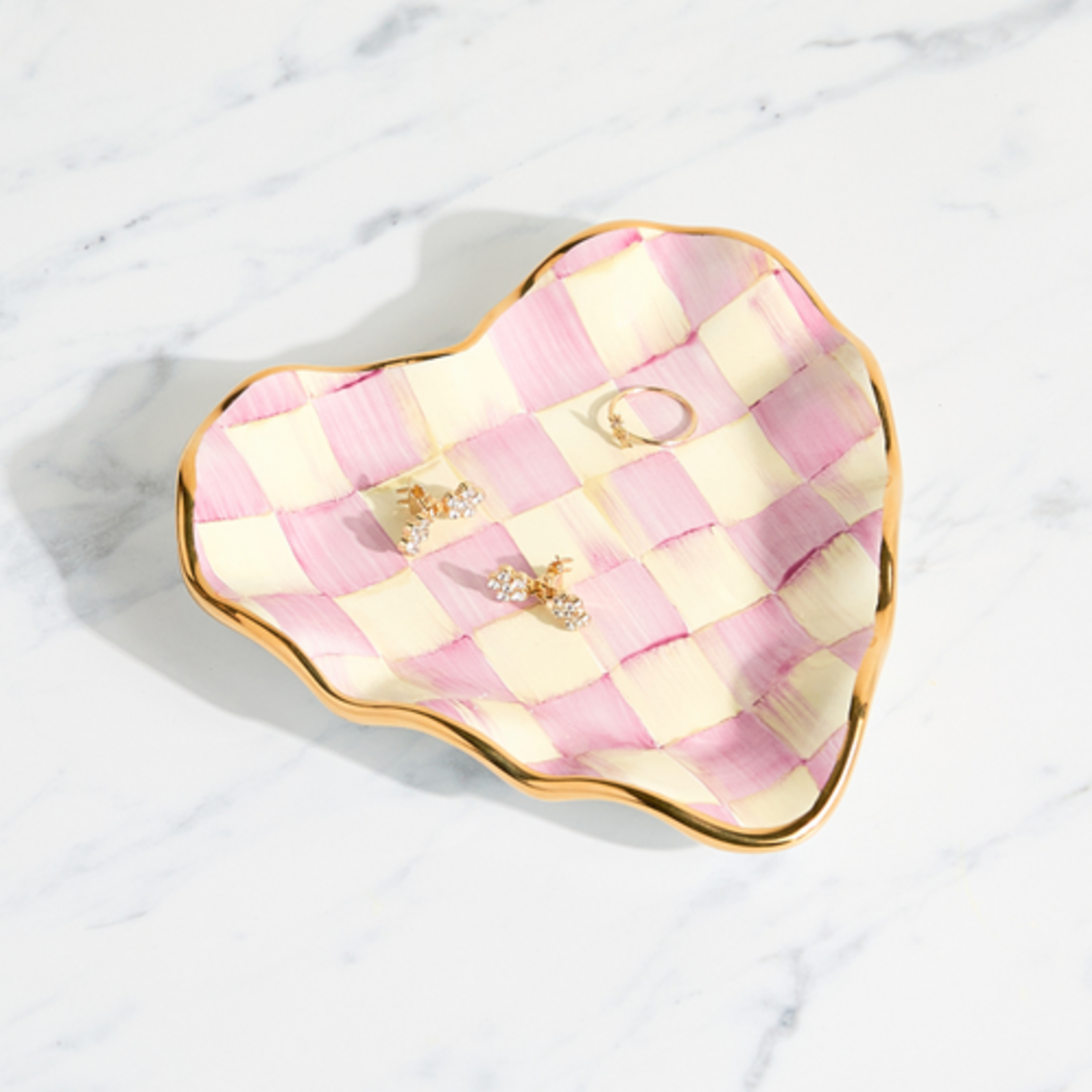 MacKenzie-Childs hope heart plate