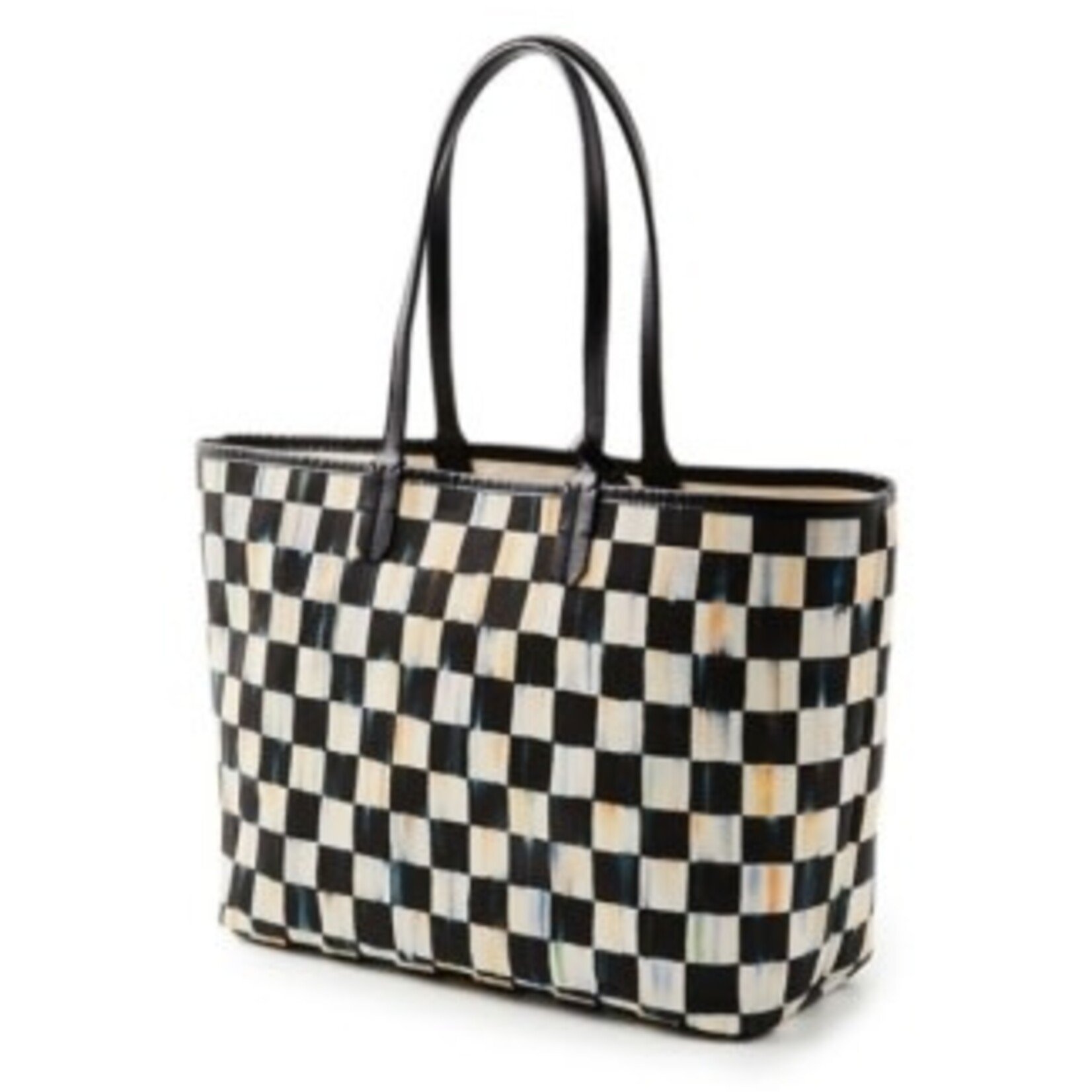 MacKenzie-Childs courtly check marche medium tote