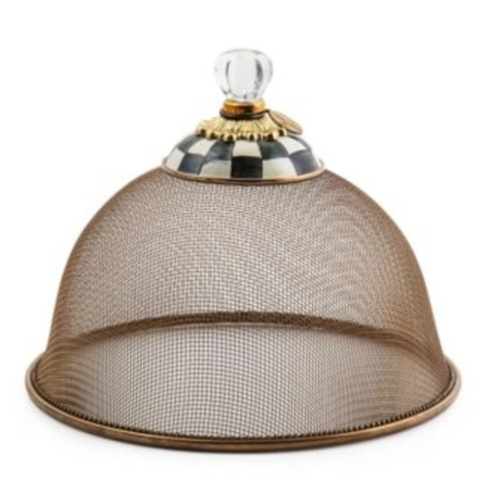 MacKenzie-Childs courtly check small mesh dome