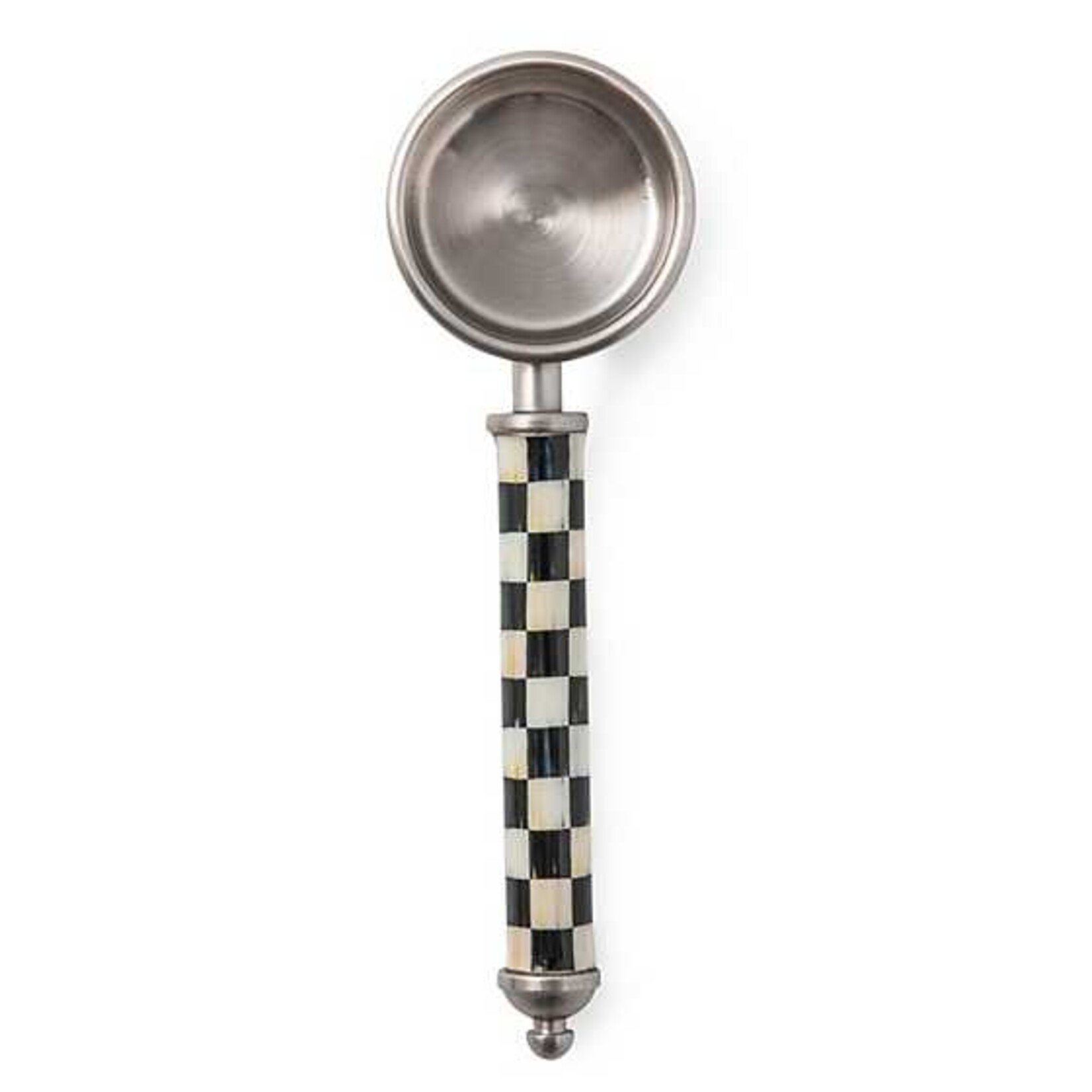 MacKenzie-Childs courtly check supper club coffee scoop