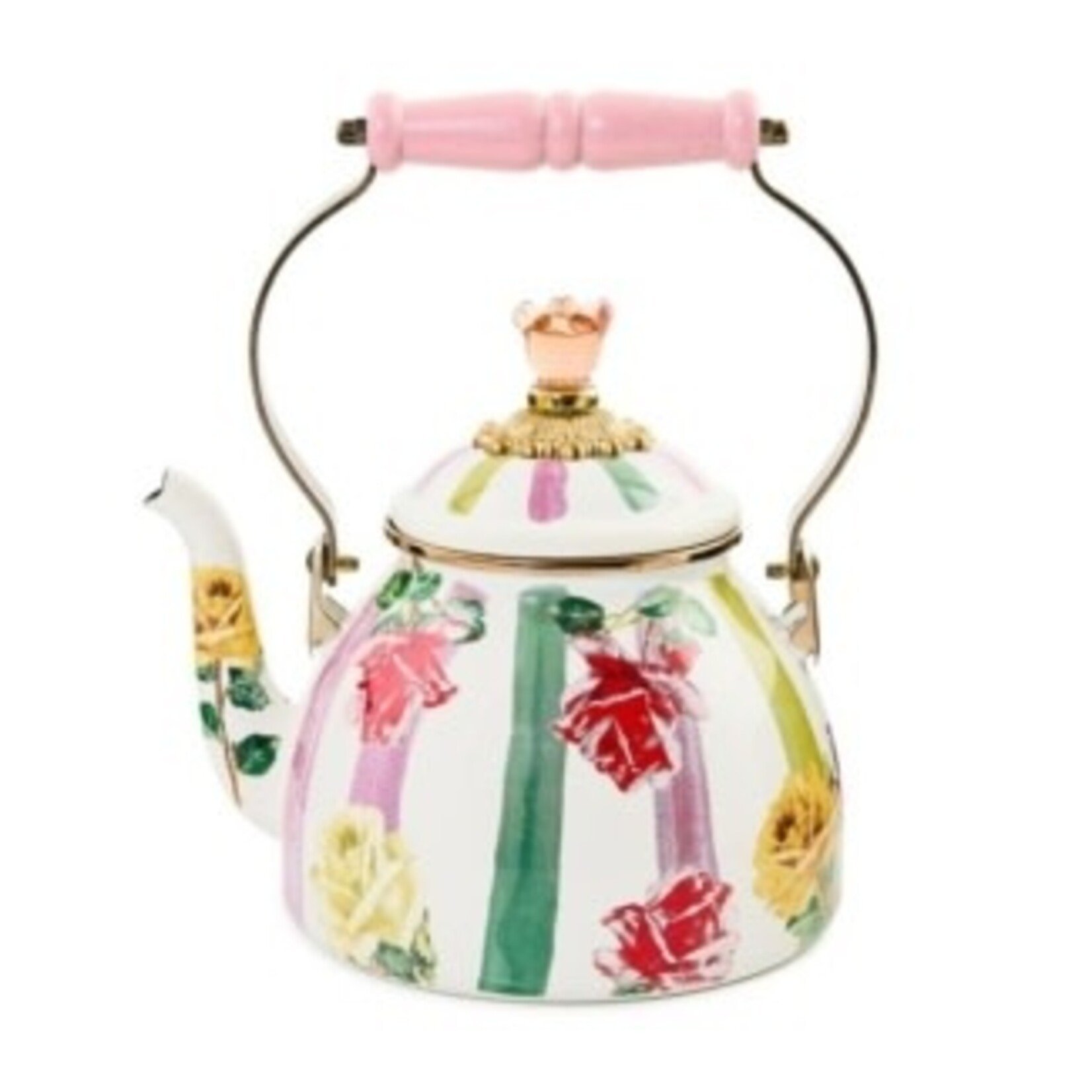 MacKenzie-Childs garden gala 2 quart tea kettle