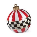 MacKenzie-Childs jolly stripe outdoor ornament