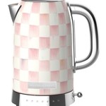 MacKenzie-Childs rosy check electric kettle