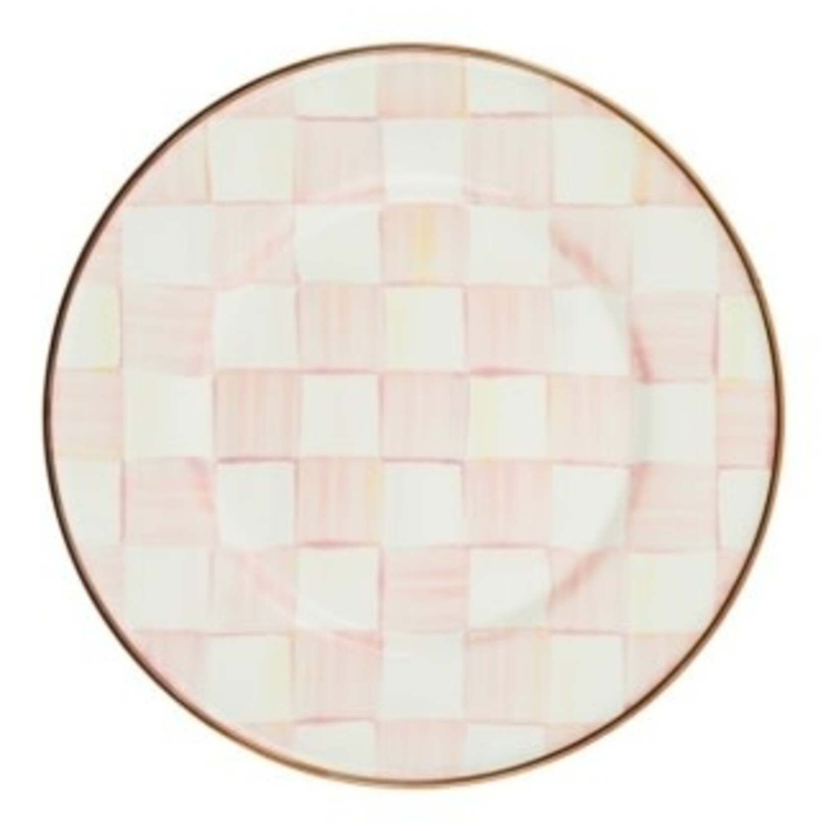MacKenzie-Childs rosy check salad/dessert plate