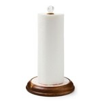 MacKenzie-Childs rosy check wood paper towel holder