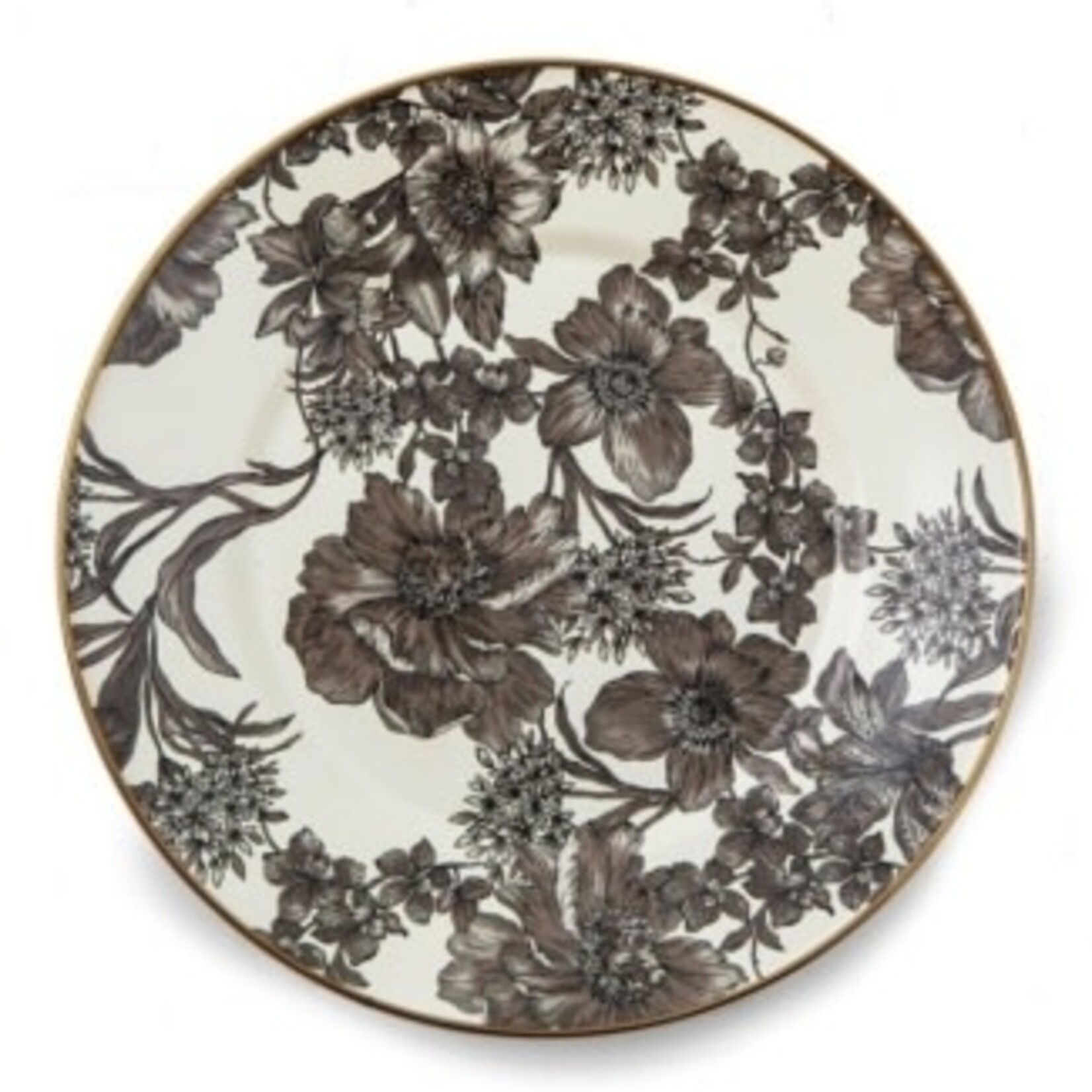 MacKenzie-Childs sterling english garden enamel dinner plate