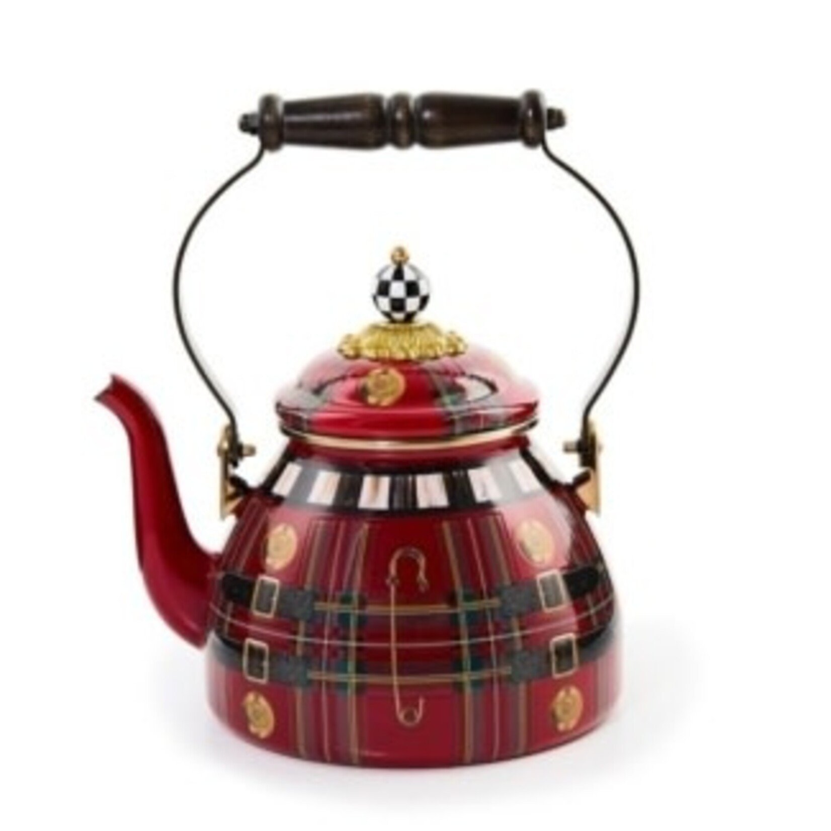 MacKenzie-Childs the kilted 2 quart tea kettle