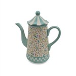 MacKenzie-Childs posie patch ceramic teapot