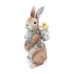 MacKenzie-Childs pansy party bunny with pack
