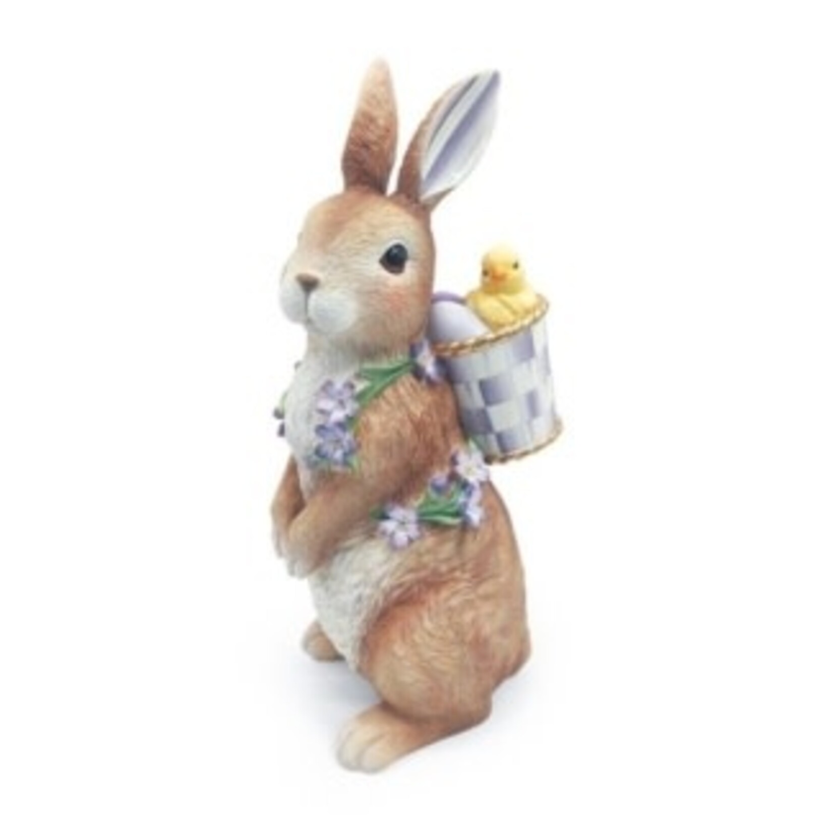 MacKenzie-Childs pansy party bunny with pack