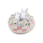 MacKenzie-Childs rosy check peekaboo egg