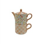 MacKenzie-Childs posie patch ceramic tea for me