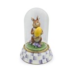 MacKenzie-Childs pansy party bunny cloche