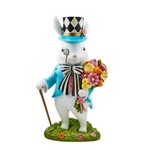 MacKenzie-Childs calico bunny figurine