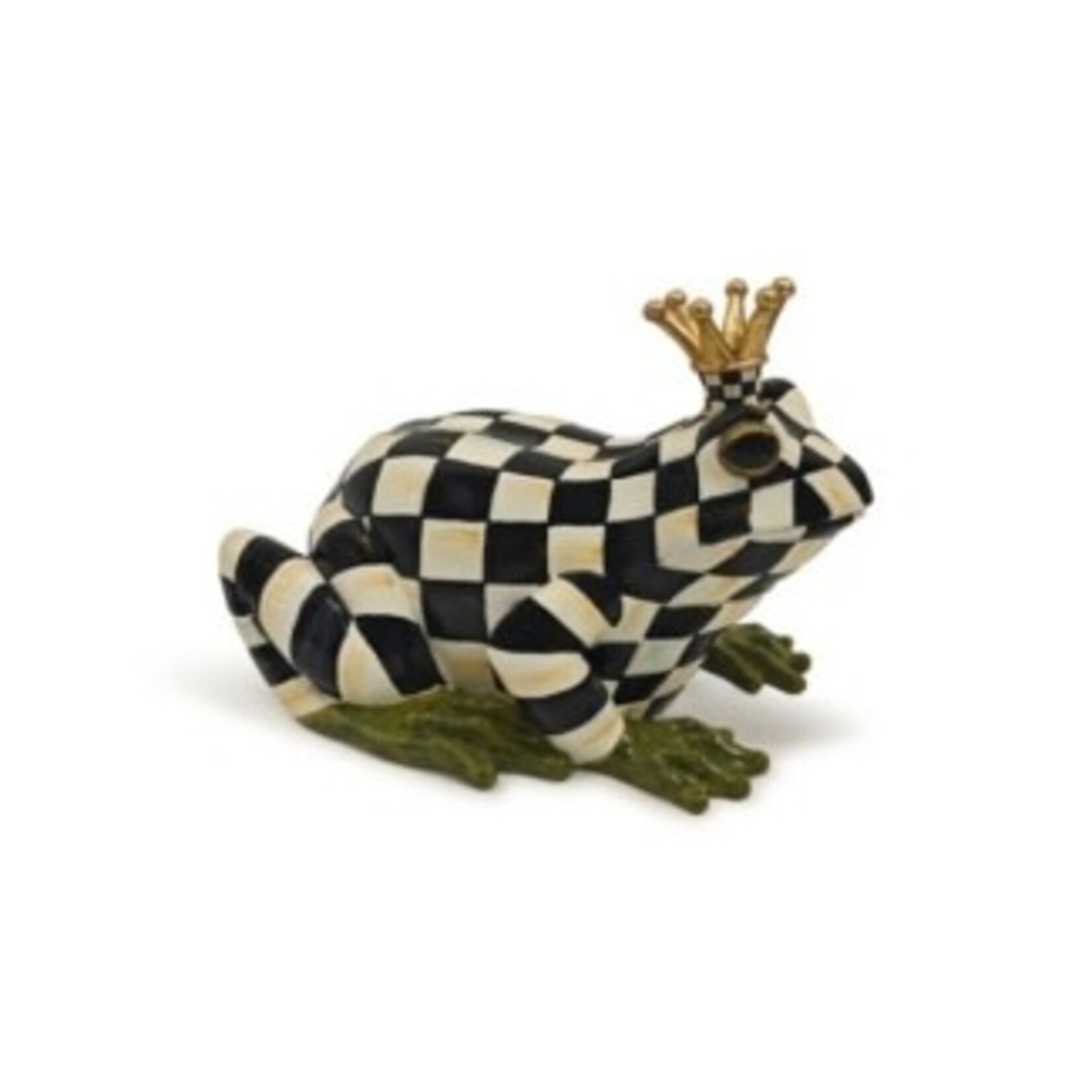 MacKenzie-Childs courtly check frog hide-a-key