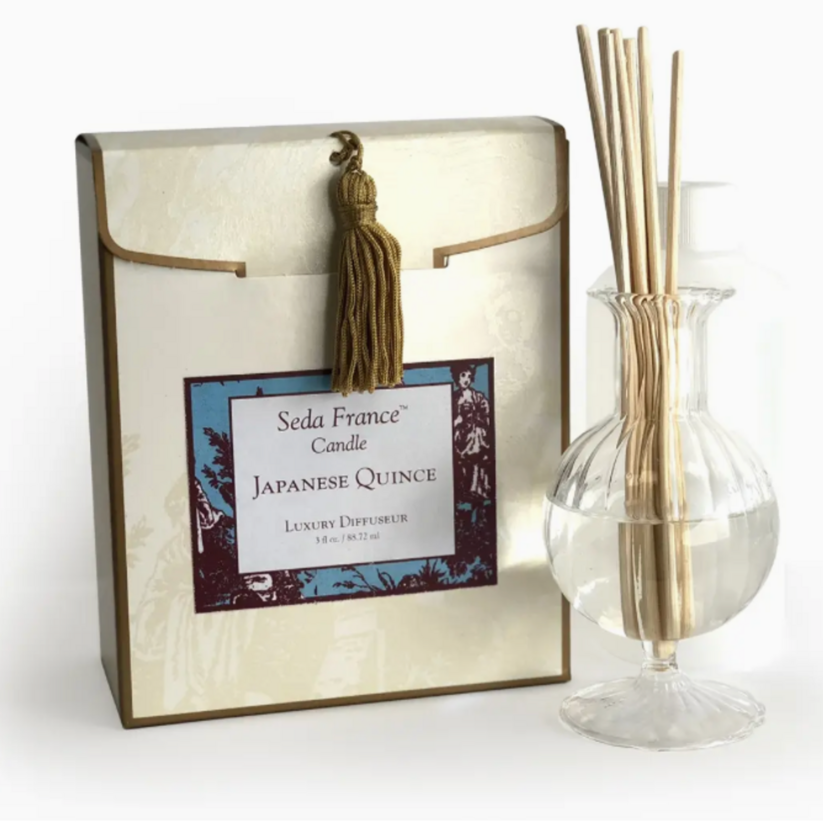 Seda France Mini Japanese Quince Classic Toile Diffuseur - Set
