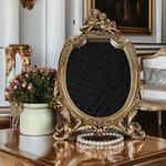 mirror Baroque-Style Gold Angel Mirror