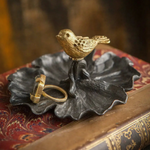 Vagabond Vintage Pewter Bird Jewelry Tray