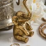 Vagabond Vintage Pewter Elephant Ring Holder