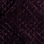 Bella Notte Bella Notte Silk Velvet Quilted Coverlet Fig Queen
