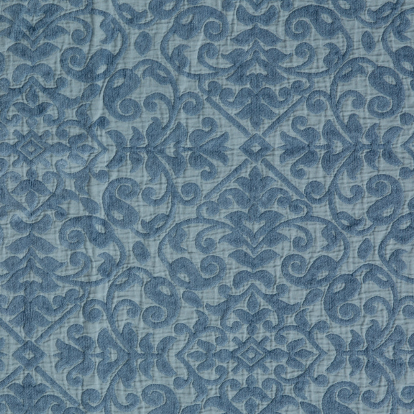 Bella Notte Vienna Throw Pillow 16x36 Tahoe Blue