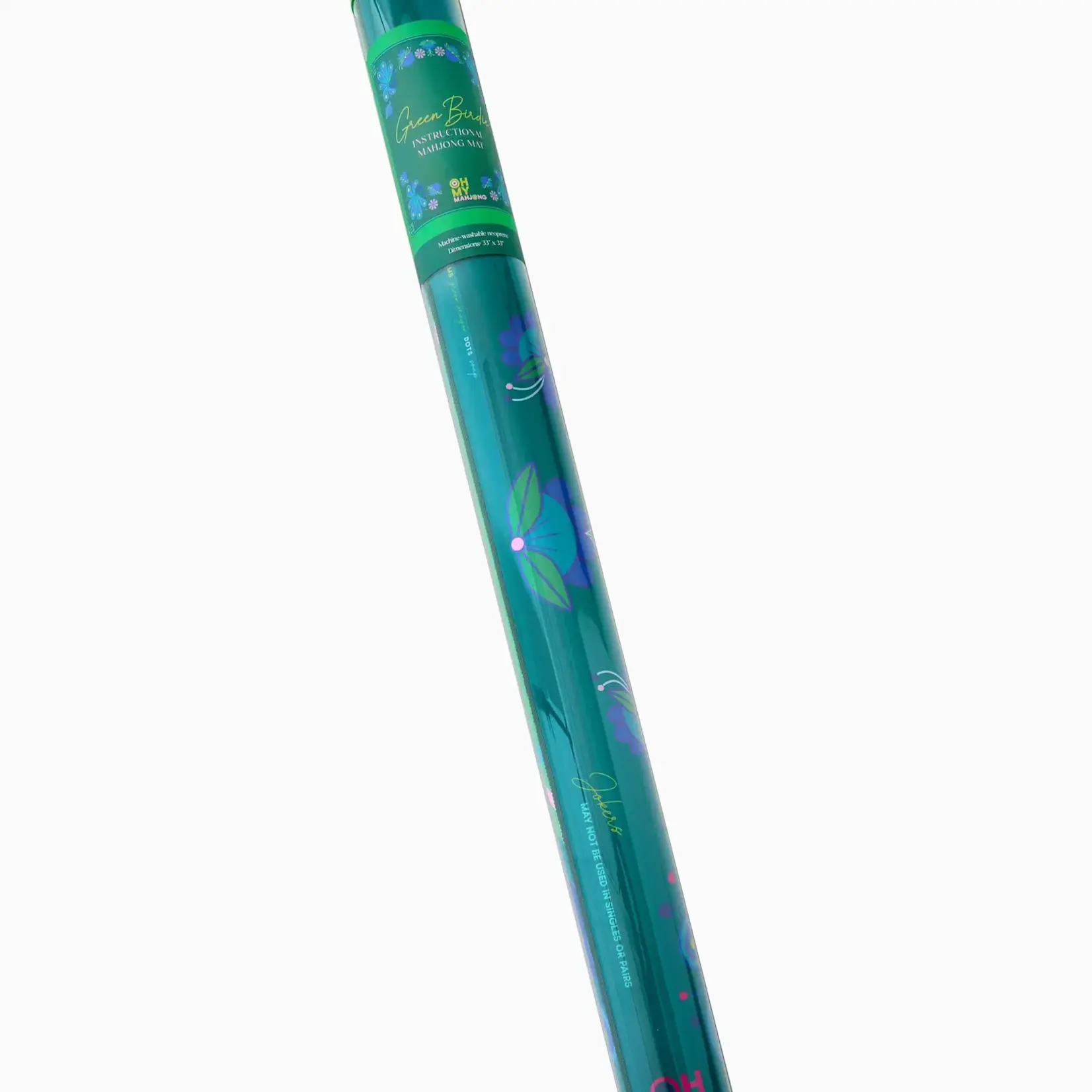 Oh My Mahjong Birdie Green Mat in Tube