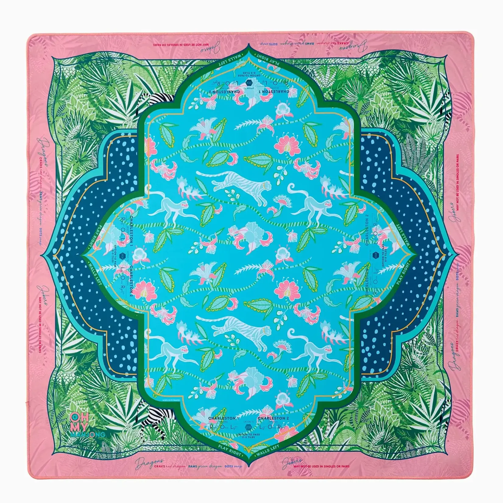 Oh My Mahjong Serengeti Mat w/ Tube