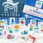 My Fair Mahjong The Texas Series Mahjong Set- Mesquite White