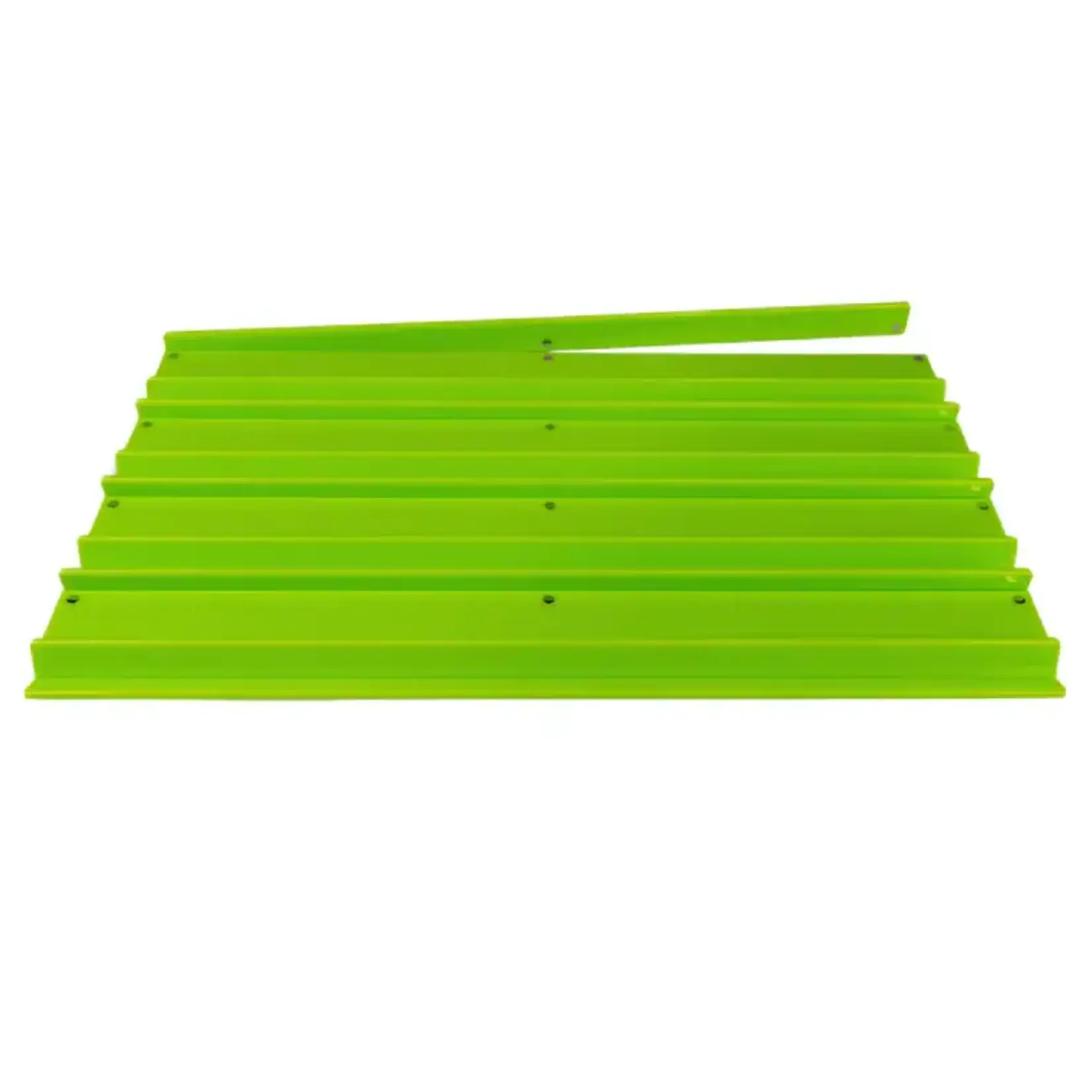 My Fair Mahjong Premium Acrylic Solid Citrus Green/Chartreuse Mahjong Racks