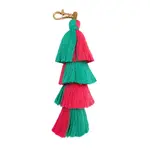 My Fair Mahjong Pink & Green 4 Layer Tassel